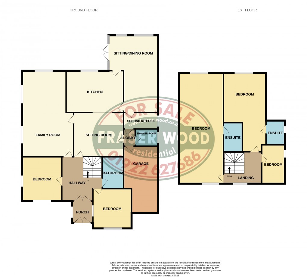 Floorplan for Cornwall Road, Walsall, West Midlands