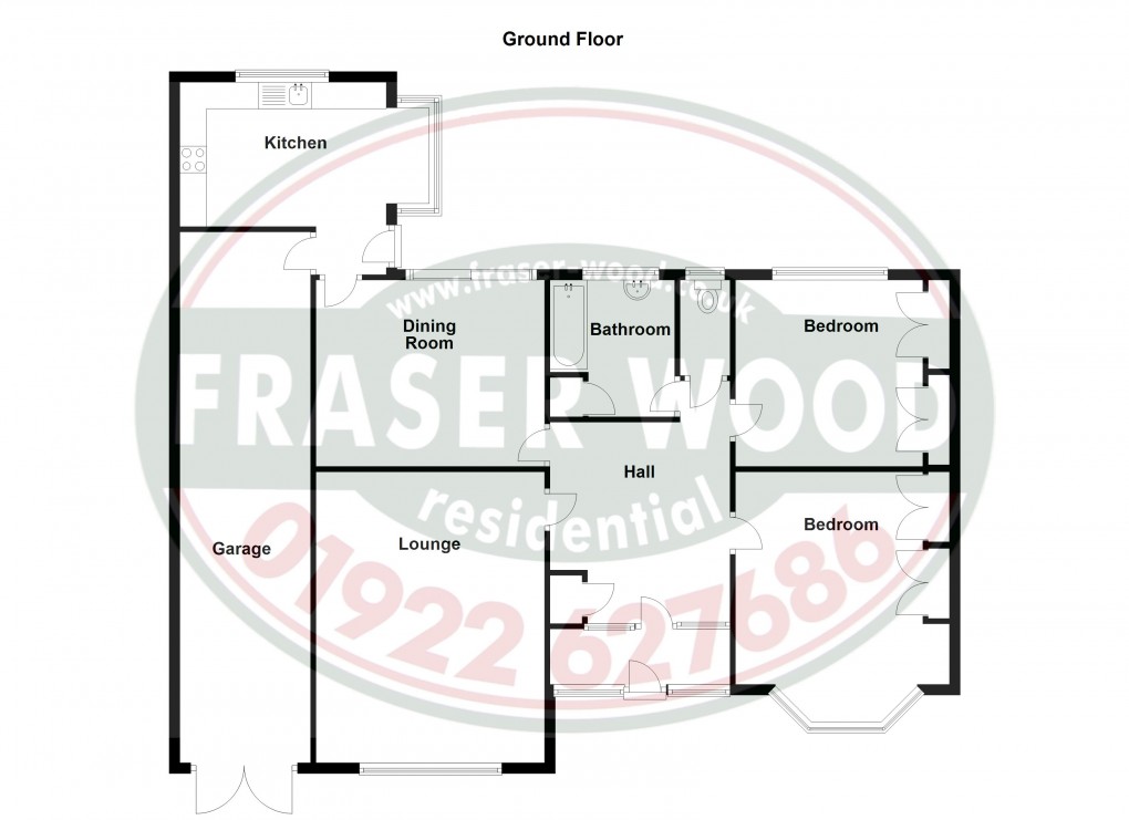 Floorplan for Streetly, Sutton Coldfield, West Midlands