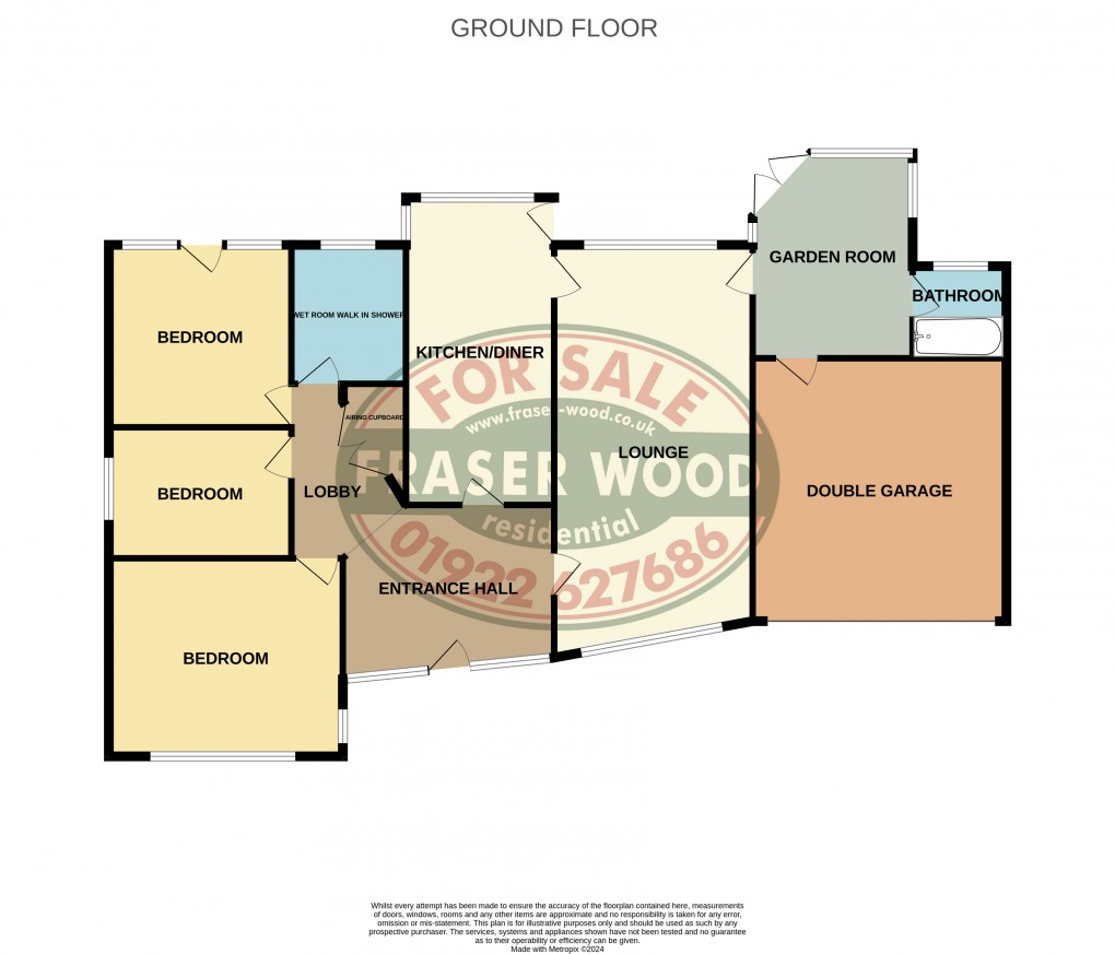 Floorplan for Bloxwich, Walsall, West Midlands