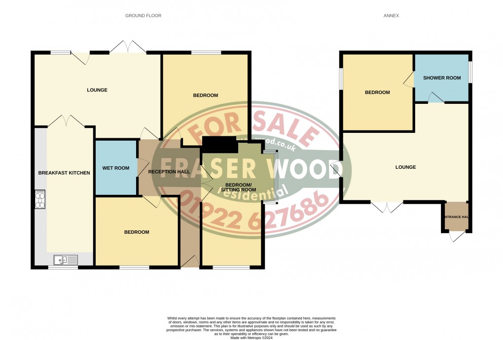 Floorplan for Shelfield, Walsall, West Midlands