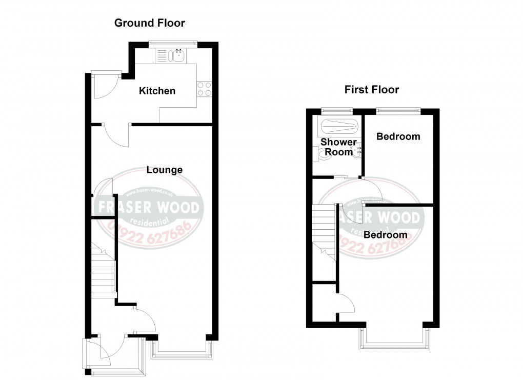 Floorplan for Lilac Avenue, Walsall, West Midlands