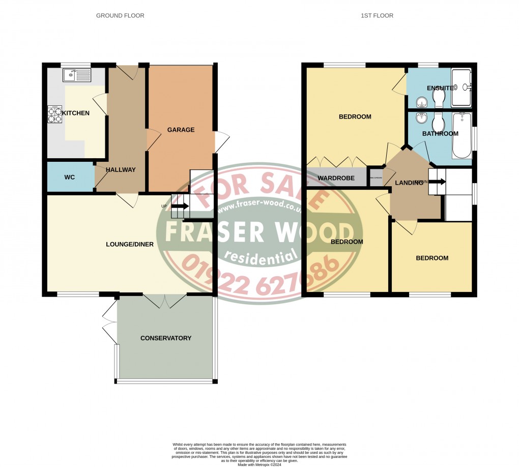 Floorplan for Thorncroft Way, Walsall, West Midlands