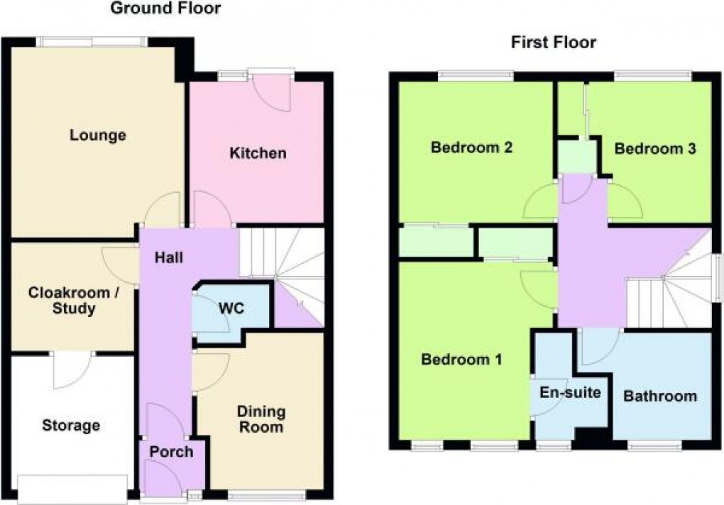 Floorplan for Pelsall, Walsall, West Midlands