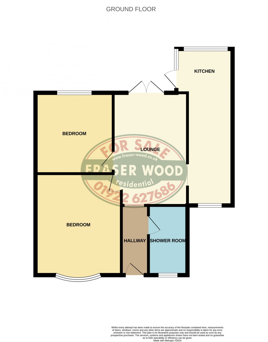 Floorplan for Rainbow Street, Bilston, West Midlands