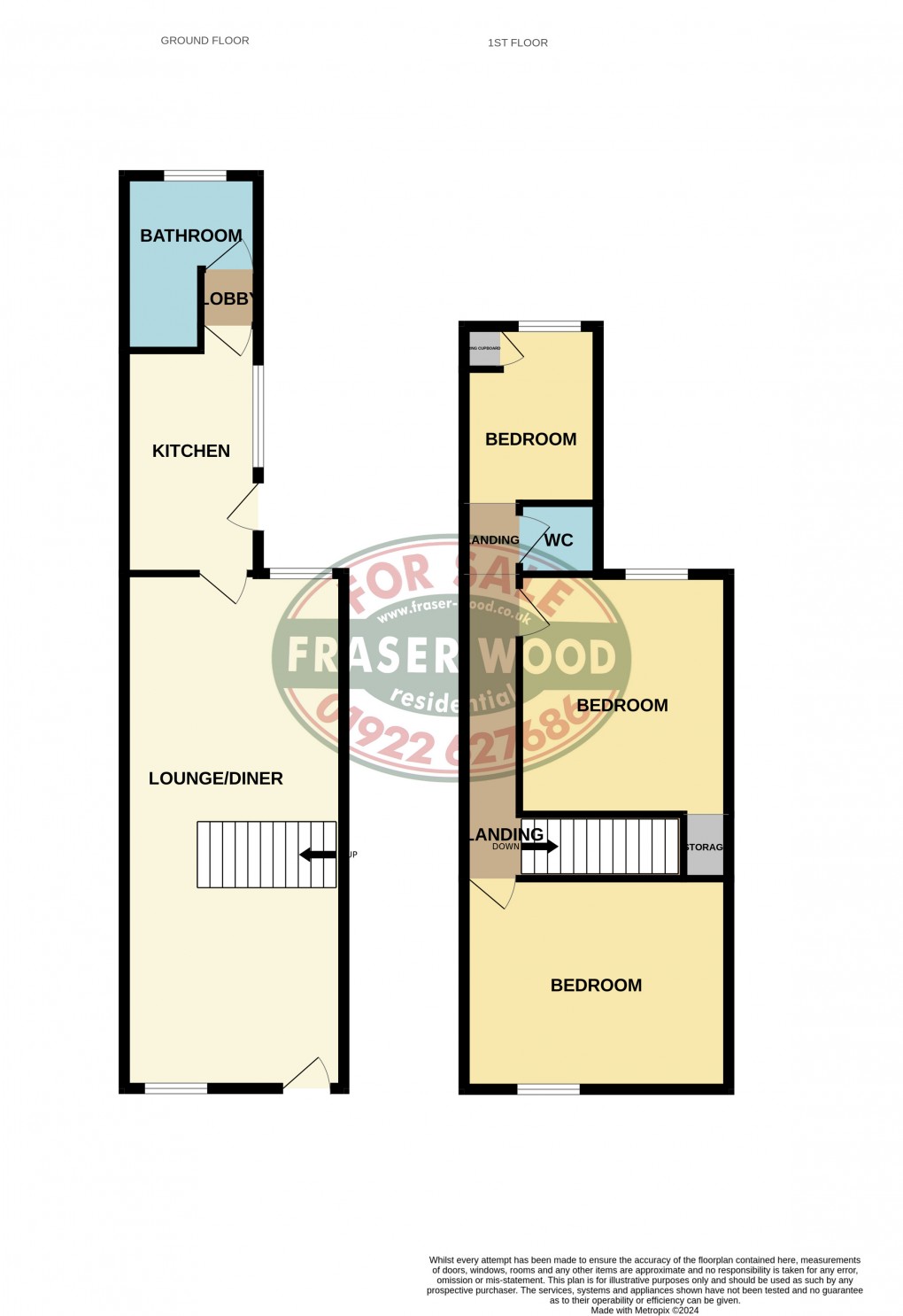 Floorplan for Rushall, Walsall, West Midlands