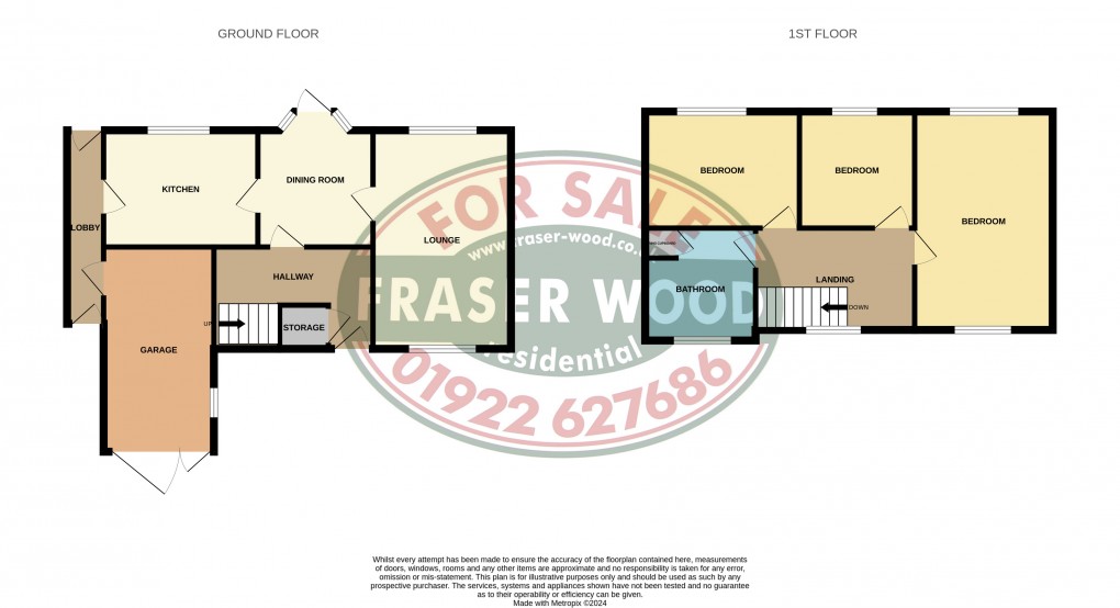 Floorplan for Streetly, Sutton Coldfield, West Midlands