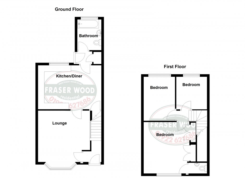 Floorplan for West Bromwich Road, Walsall, West Midlands