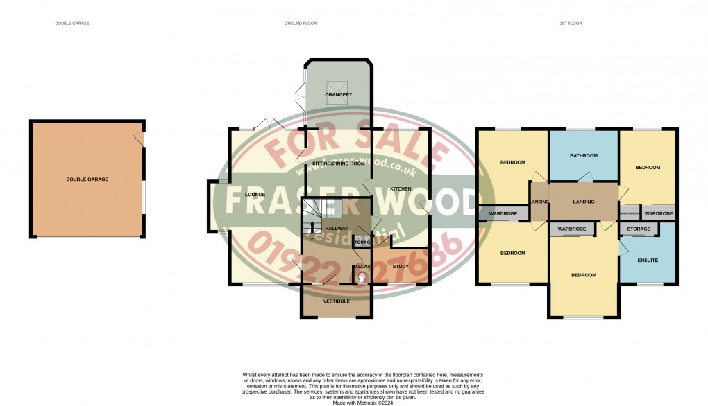 Floorplan for Norton Canes, Cannock, Staffordshire