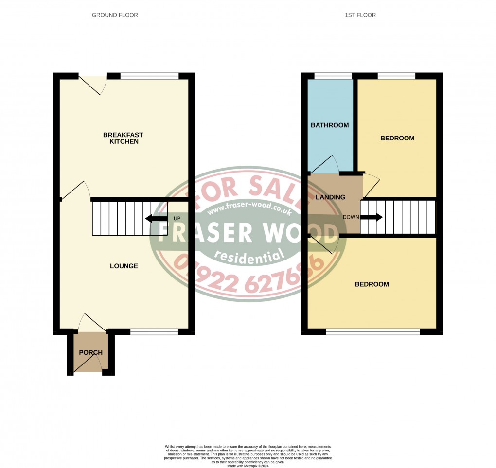 Floorplan for Pommel Close, Walsall, West Midlands