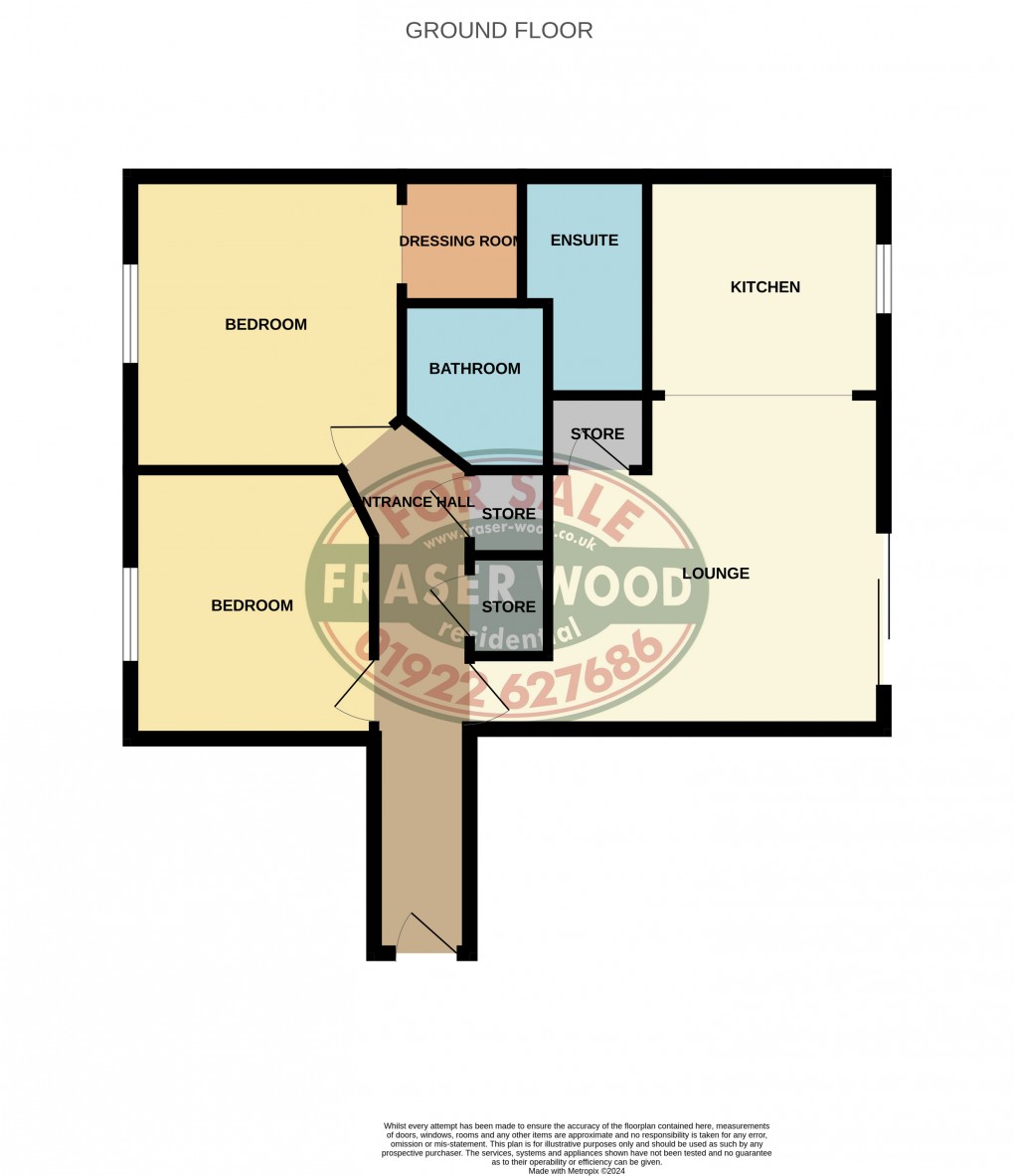 Floorplan for Broadway, Walsall, West Midlands