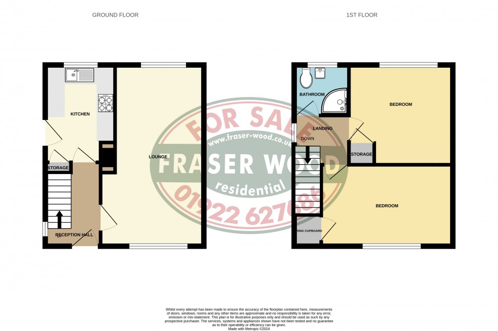 Floorplan for Pelsall, Walsall, West Midlands