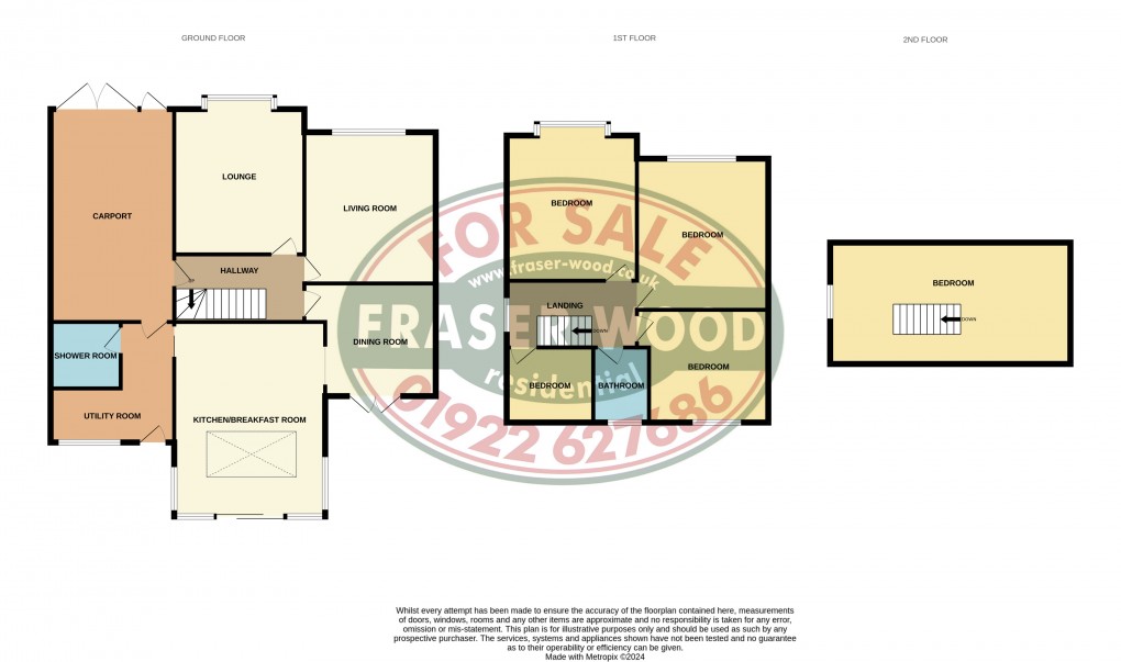 Floorplan for Sutton Road, Walsall, West Midlands