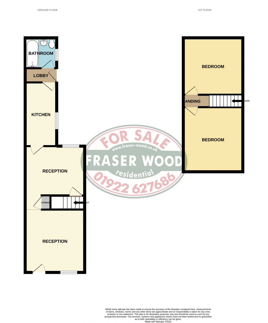 Floorplan for Hospital Street, Walsall, West Midlands