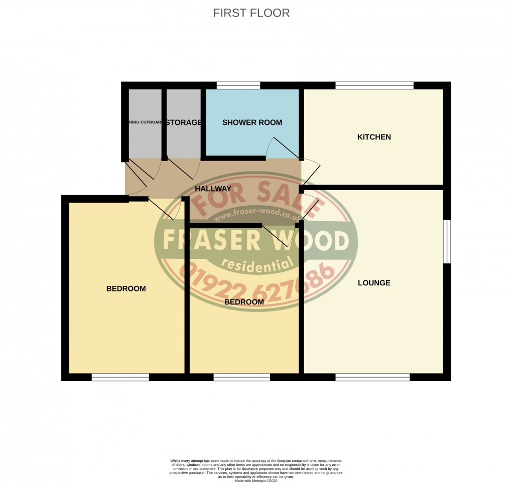 Floorplan for Lower Farm Estate, Bloxwich, West Midlands