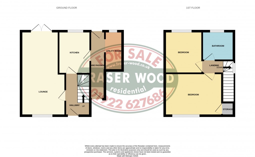 Floorplan for Wednesfield, Wolverhampton, West Midlands